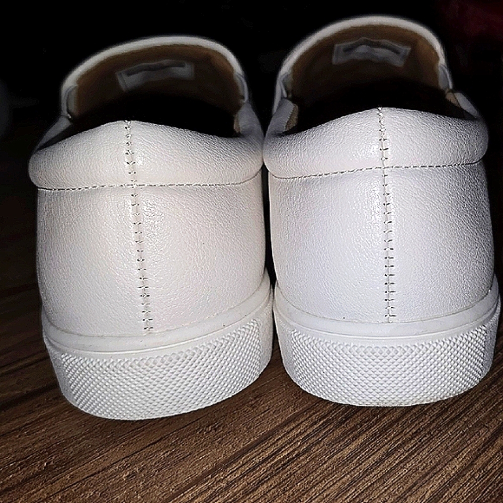 STQ White Quilted Slip-On Sneakers - Picture 6 of 8
